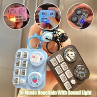 Creative DJ music Keychain Bag Pendant Children's Surprise Christmas New Year gifts Keychain