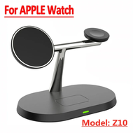 Magnetic Wireless Charger Stand for iPhone 15 14 13 12 Pro Max Apple Watch 9 8 7 Airpods Pro 3 In 1 