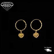 SMS DEEN Earrings, ±1.0-1.3GM - Gold 916 Emas - Subang