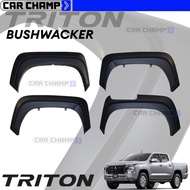 Mitsubishi Triton 2024 to 2025 OEM Bushwacker PLAIN BLACK Quality ( Car Accessories )