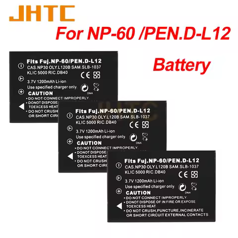 NP-60 FNP60 FNP 60 Camera Battery 1200mAh for Fujifilm F50I F501 F401 F402 F410 F601 For CASIO QV-R3