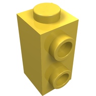Genuine Brick Parts - Brick 1 x 1 x 1.6 with Two Side Studs [32952 | New Part]