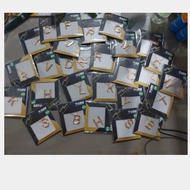Kalung inisial huruf I H Y carendelano ubs alpha bold emas asli 375 100% EMAS ASLI