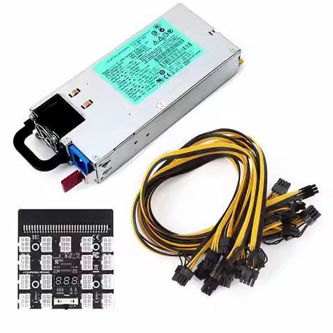 1200W Mining GPU PSU Server Power Supply 498152-001 490594-001 438203-001 For HP DL580G5 G6 G7 PCI-E