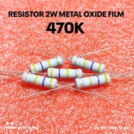 (PER 5 PIECES) 2W 2WATT 470K 470K KILO CF 5% ROHS RESISTOR