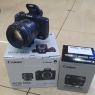 CANON EOS M50 BODY ONLY + LENSA CANON 50MM F/1.4 USM NEW - BHADRIKASTORE4