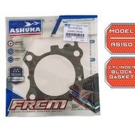 { RS150 / RSX 150 } ASHUKA FRCM BLOCK GASKET STD SIZE / 72MM / 74MM