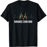 Men's cotton T-shirt Binance Coin BNB T-Shirt High quality cotton short sleeves in stock