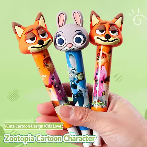 Disney Zootopia Retractable Eraser, Suitable for Pencil Erasing, Durable & Easy to Clean, Bright Viv