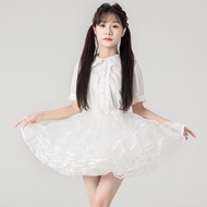 Váy Ngắn Phong Cách Lolita Violent No Bone Dog Half Skirt Natural Waist Short Polyester Fiber Váy Bồ