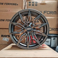 New Sport Rim 16inch BBS 16X7JJ 8H100/114.3 Hyper Black
