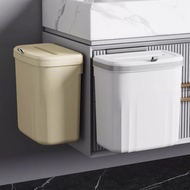 Wall-Mounted Trash Can Kitchen Hanging Large Capacity Available In 2 Colors Weight 30kg 12L16L No Ne