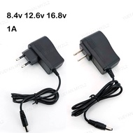 EU US plug AC to DC 8.4v 12.6v 16.8v 1A 1000mA 5.5x2.5mm Adapter Power Supply Charger for Drill Driv