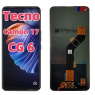 Applicable Voice Transmission Tecno Camon17Original Phone Screen Assembly CG6 Touch Screen LCD Scree