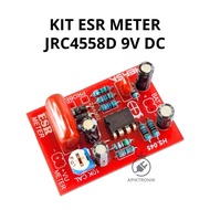 Kit ESR Meter JRC4558D Alat Ukur Elco Kapasitor PCB 48x31mm 9V DC