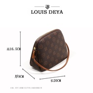 Louis Deya Fashionable Shell Crossbody Bag Womens Handbag Casual Minimalist Style Single Shoulder Ba