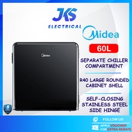 Midea 50L/60L Mini Bar Fridge | Separate Chiller Compartment | Adjustable Legs | Sleek Design