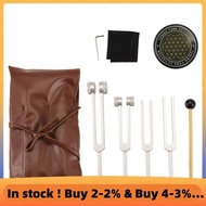 Tuning Fork Set 128Hz 256Hz 512Hz 432Hz with Activator for Healing,Sound Therapy,Keep Body Style 1