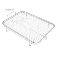 Air Fryer Basket for Oven Stainless Steel Air Fryer Grill Basket Non-Stick Air Fryer Mesh Basket Air