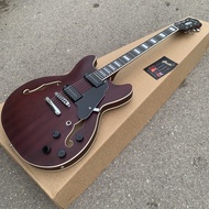 Grote ES335 Brown บอดี้กึ่งกลวงกีต้าร์ไฟฟ้ากีตาร์มืออาชีพ