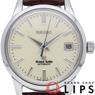 二手精工 Grand Grand Seiko機械 39.5mm Elegance 系列自動腕錶 SBGR061/9S65-00D0，附錶盒和保固卡，不鏽鋼男士腕錶，象牙色，拋光，狀況極佳。