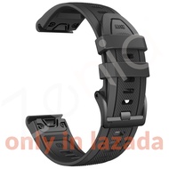 Zenia 26มม. 22มม. สายนาฬิกาซิลิโคนพรีเมียมแบบปลดเร็ว สำหรับ Garmin Fenix 8 E 7 7X Pro Sapphire Solar