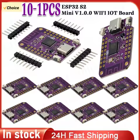 ESP32 S2 Mini WIFI Module Development Board with PSRAM Based ESP32-S2FN4R2 4MB FLASH 2MB PSRAM for A
