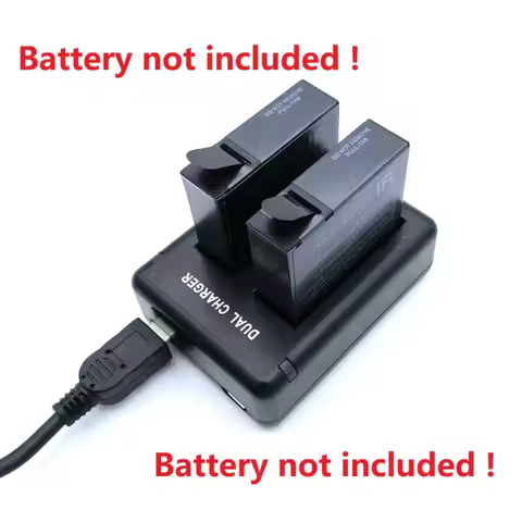 For Xiaomi YI 4K 4K+ Lite Battery AZ16-2 USB Dual Charger Yi Action Camera Accessories AZ16-1 Rechar