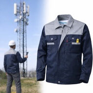 Electrical technician jacket, telecom workwear, protective jacket