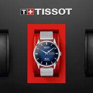 TISSOT T118.430.11.041.00 T1184301104100 Men's Watch HERITAGE VISODATE POWERMATIC 80 42mm Mesh Bracelet Blue *Original