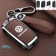Metal Key Cover Case Remote Key Fob Cover Keychain For Volkswagen s new Magotan B8 car key set Passa