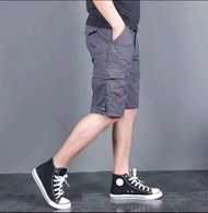 Seluar Lelaki Six Pocket Cargo Short Causal Pants