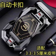 New Style Belt Men's Belt Head Automatic Buckle Head Belt Head Buckle Pants Belt Buckle Belt Buckle 
