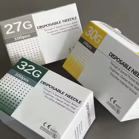 Medical disposable painless cosmetic ultra-fine 18G 29G 30G 31G32G 33G 34G injection needle eyelid t