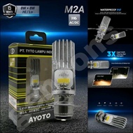 M2A H6 LED Light Bulb for Underbone Motorcycles Quality Automatic/ DurableOriginal