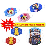 [SG READY STOCK] Roblox Mask Minecraft Masks Pikachu Mask Baby Shark Mask Pokemon Reusable Kids Masks