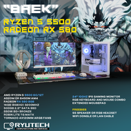 RYZEN 5 5500 - RADEON RX 580 FULL PC PACKAGE