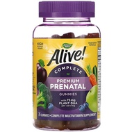 美國Nature's Way, Alive! 完整優質產前配方 草莓和檸檬味 75粒軟糖