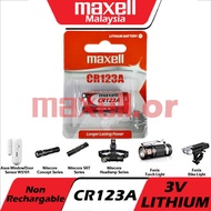 (Original) Maxell CR 123A Non Rechargeable 3V Lithium Battery