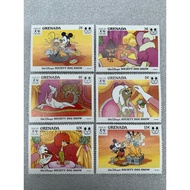 Disney Stamps Society Show Set 1994 Complete Of 6