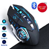 Q13 Wireless Rechargeable Gaming usb mouse - Black - 6 Buttons attack shark x11