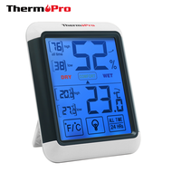 ThermoPro TP-55 เครื่องวัดอุณหภูมิและความชื้นภายในบ้านแบบดิจิตอล Indoor Digital Thermometer Hygrometer ThermoPro TP55