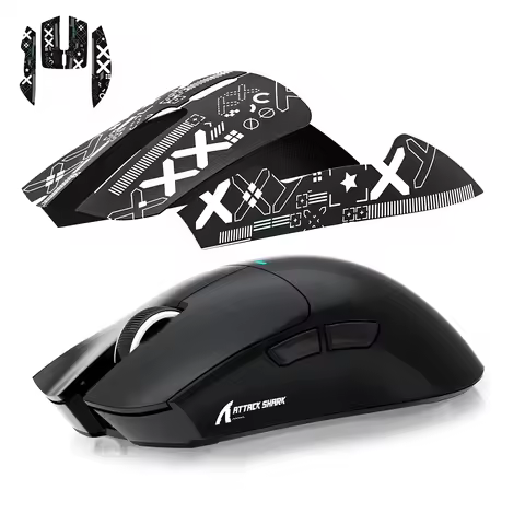 Mouse Grip Tape Skate Handmade Sticker Non Slip Absorb Sweat For Attack Shark X3/ X6/ X11 Mouse Acce