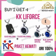 Spesial Promo! Buy 2 Get 4 Kalung Kk Liforce Black + Classic / Ori