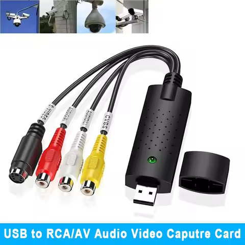 USB 2.0 Video Audio Converter Capture Card Easy Cap Video Audio Converter TV DVD VHS Audio Capture A