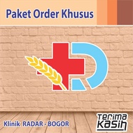 Kop surat 3 warna, hvs 80gr A4, amplop, stempel