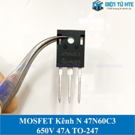 High power N-channel MOSFET 47N60C3 SPW47N60C3 RDSon 0.07 ohm 650V 47A TO-247