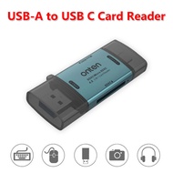 ONTEN CR631 USB-A USB-C TO 2in2 SDXC TF 4.0 Card Reader Compatible with SD/SDXCmicro SD(TF)/micro SD