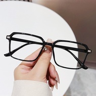 0~-600 new fashion rectangular glasses frame fashion myopia glasses have a degree  anti radiation gl