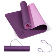 Yoga Mat Non Slip TPE Yoga Mats Exercise Mat Eco Friendly Workout Mat for Yoga, Pilates and Floor Ex